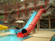 Indoor / Outdoor Fiberglass Water Slides Games For Kids / Family Holiday Resort