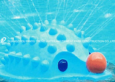 Потеха игры Аква брызг ежа оборудования спортивной площадки воды стеклоткани для детей