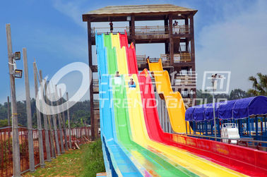 Скольжения воды радуги изготовленные на заказ Waterpark для игры воды семьи