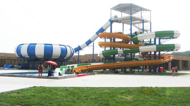 Оборудование парка зрелищности Aqua, конструкция проекта Waterpark