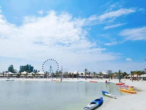 последний случай компании о Artificial Lagoon | Crystal-Clear Swimming Lagoon with Beach Entry for Resorts & Hotels | Vison Waterparks