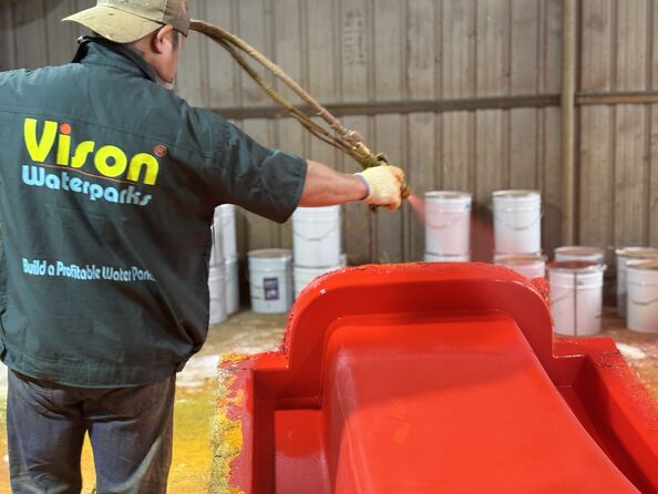 GUANGZHOU VISON INTERNATIONAL WATER PARK EQUIPMENT CO.,LTD производственная линия завода