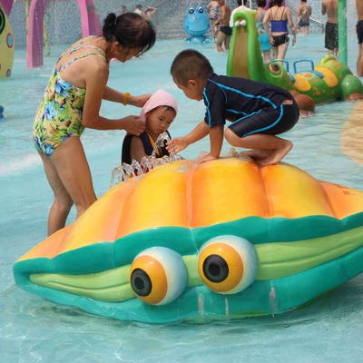 качество  Fiberglass Water Playground Equipment Spray Shell Aqua Play For Amusement Park Фабрика