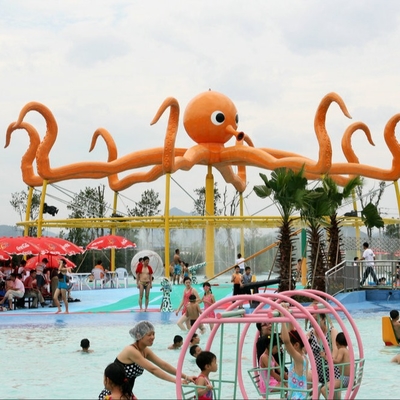 качество  Customized 8m Height Octopus Spray  For Aqua Water Playground Equipment Фабрика