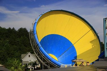 Игры коммерчески взрослых водных горок стеклоткани ексситинг для домашней игры, высоты 16м