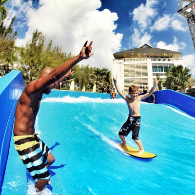 Заниматься серфингом езды воды Flowrider привлекательностей воды искусственний для 2 серферов