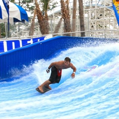 Напольная езда воды Flowrider игры Aqua для Skateboarding занимаясь серфингом спорта