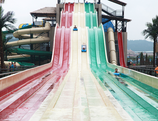 Скольжения воды радуги изготовленные на заказ Waterpark для игры воды семьи