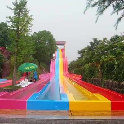скольжение гонки стеклоткани Multi-майны Сторон--стороны, участвуя в гонке Waterslide, изготовленные на заказ скольжения воды