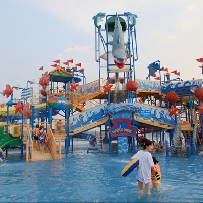Напольные структуры дома воды спортивной площадки Aqua, OEM оборудования парка воды
