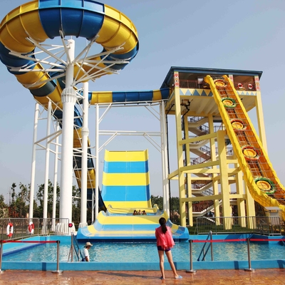 Оборудование парка Aqua стеклоткани, гигантское скольжение воды бумеранга для курорта