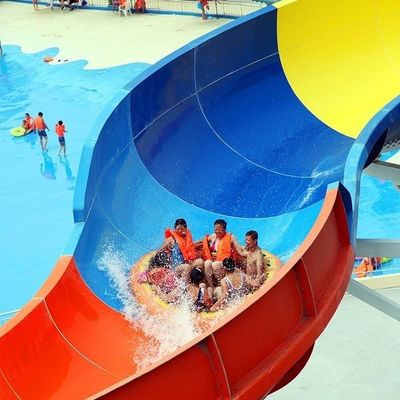 Семья рафтинг аквапарк стекловолокно водные горки 6 человек / раз