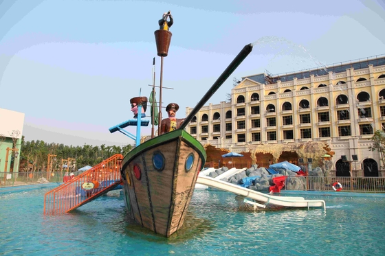 Оборудование парка воды игры Aqua корсара/большой корабль пирата стеклоткани курорта праздника