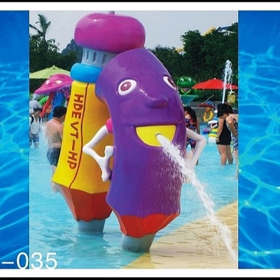 Стеклоткань, PVC ягнится оборудования Waterpark воссоздания, оборудование парка брызга карандаша
