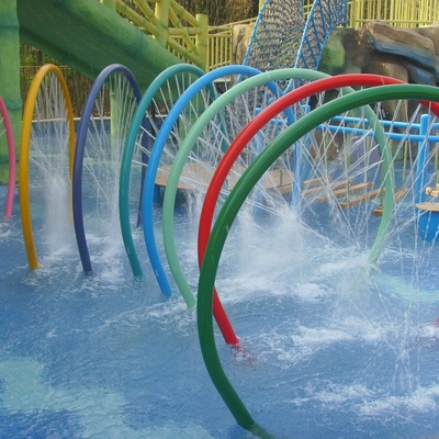 Подгонянная игра воды игры Aqua брызга, оборудование парка воды стеклоткани