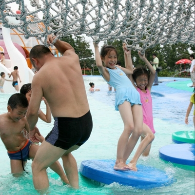 Несовершеннолетний ряски стеклоткани игры Aqua бассеина воды оборудования парка Aqua для потехи игры семьи