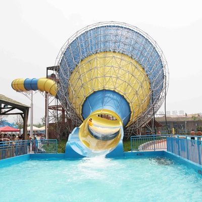 Бассеин воды стеклоткани торнадоа сползает для взрослого спорта воды парка aqua
