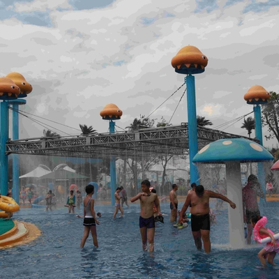 Мир медуз составляет напольное оборудование парка воды игры Aqua для взаимодействия семьи