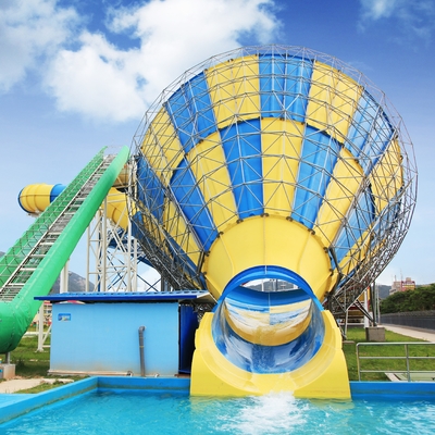 Подгонянная супер высота платформы водных горок 14.6м стеклоткани торнадо для тематического аквапарк