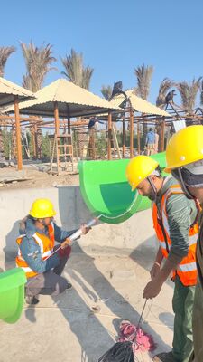 Пятизвездочный отель-курорт из стекловолокна парк развлечений с водным горканом