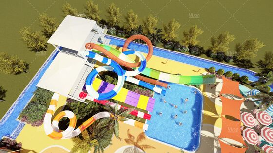 SpectraTower 6-в-1 комплекс слайдов с несколькими поколениями с мощностью 720 р / ч и площадью 42mx60m