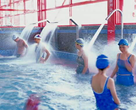 Коррозионно устойчивое оборудование для гидротерапии SPA с горячим оцинкованным металлом и интеллектуальной системой управления